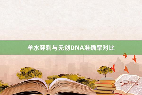 羊水穿刺与无创DNA准确率对比